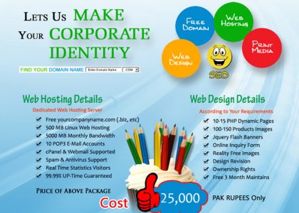 Free Domain, Free Web Hosting, Free SEO with Dynamic Website in Sialkot Pakistan 1 promotions2015 1
